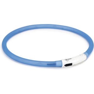 Honden veiligheidshalsband blauw 70cm