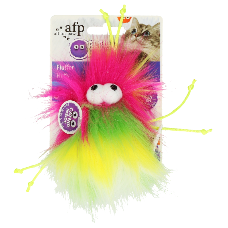 Kattenspeeltje Furry Fluffer roze