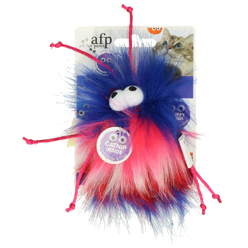 Kattenspeeltje Furry Fluffer rood