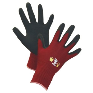 Kinderhandschoen Keron rood mt 8-11 jaar