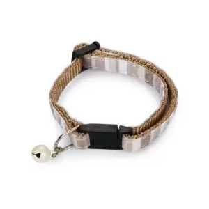 Kittenhalsband Joy nylon beige 23x0,8x0,2 cm