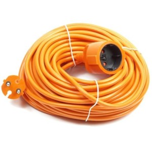 Verlengsnoer / tuinsnoer oranje 20 meter