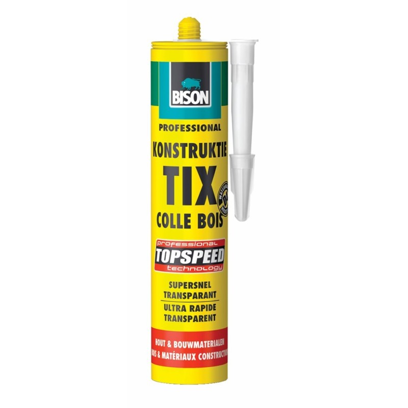 Houtlijm Konstruktie tix D4 topspeed transparant 325gr