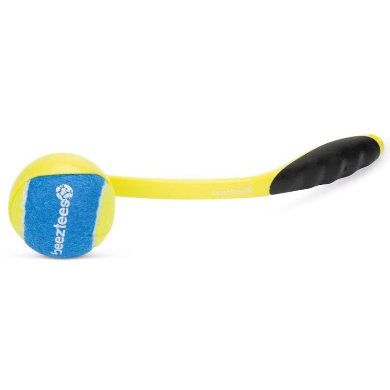 Hondenspeelgoed Fetch tennisbalwerper geel 31cm