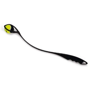 Hondenspeelgoed Fetch tennisbalwerper zwart 65cm