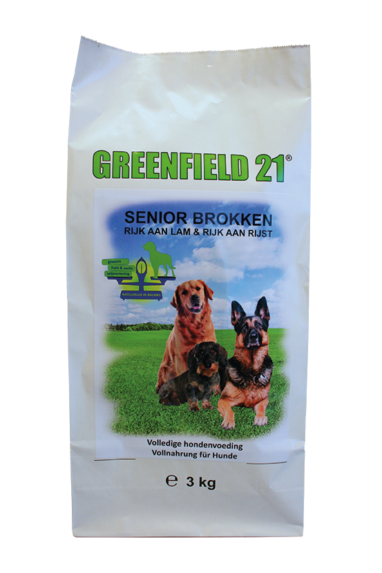 Greenfield 21 lam & rijst senior 3 kg