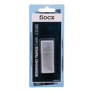 Flocx reservemes trapeze vorm 0.4mm 5 stuks