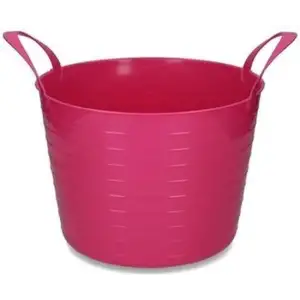 Flexibele emmer roze 14L