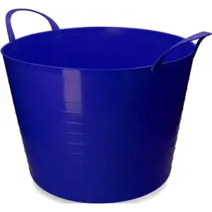 Flexibele emmer blauw 65L