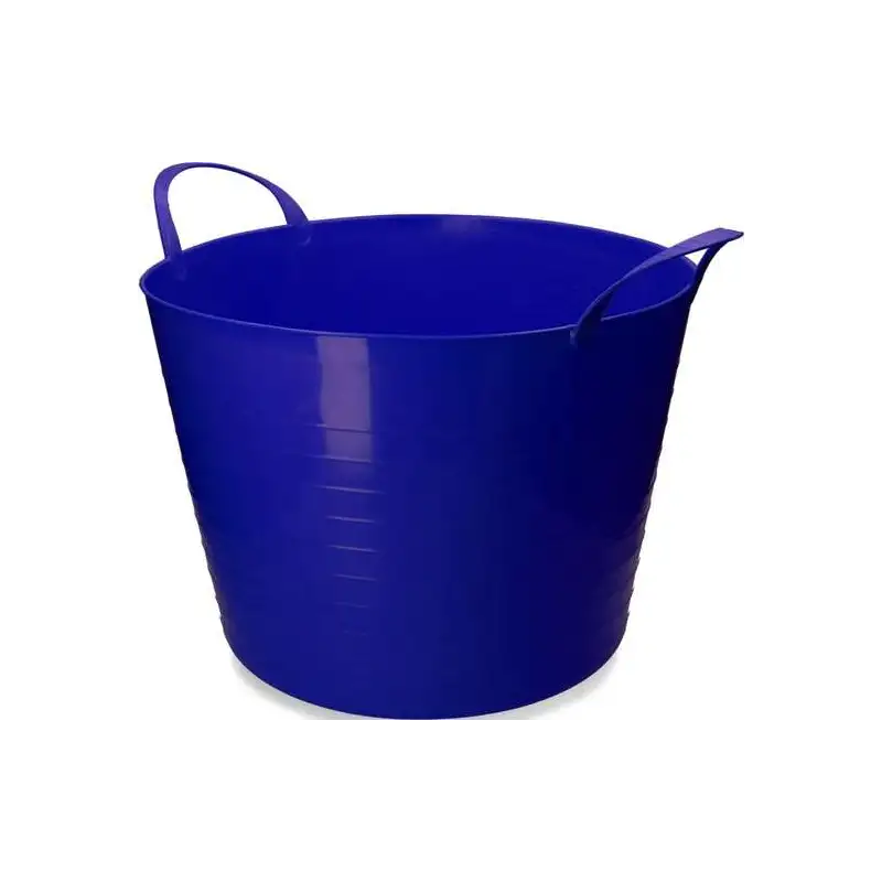 Flexibele emmer blauw 65L
