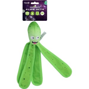 Hondenspeeltje Dog Comets alien octopus M groen