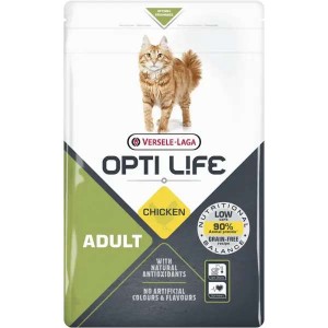Kattenbrokken Opti Life adult cat kip 1 kg