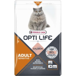 Kattenbrokken Opti Life adult Sensitive zalm 2,5 kg