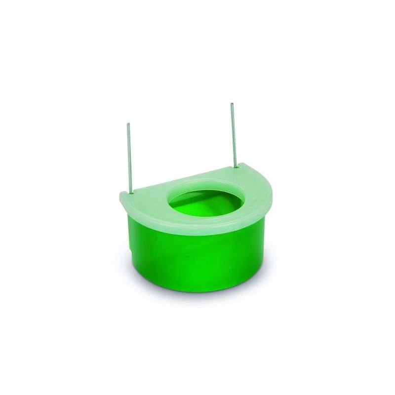 Vogel snoepbakje met deksel groen