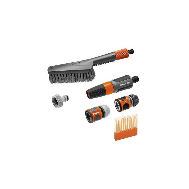 Cleansystem schoonmaakset met borstel S soft, zeepstaafjes en aansl...