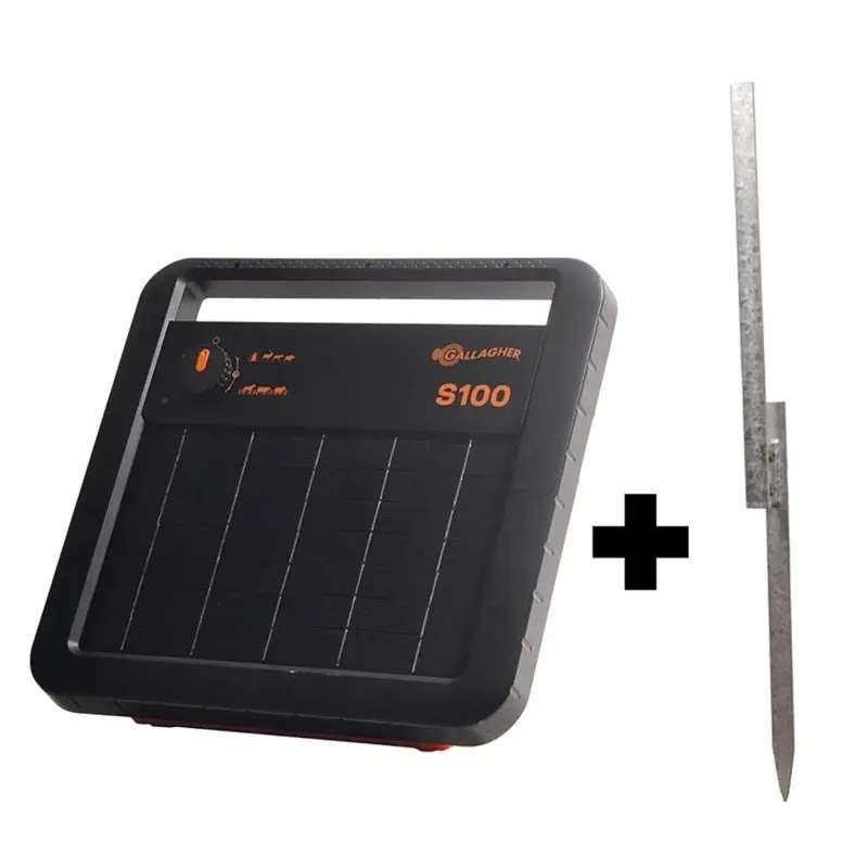 Solar schrikdraadapparaat S100 met batterij