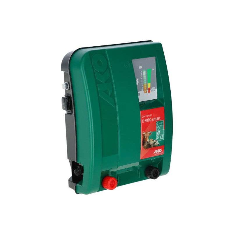 AKO Duo Power X6000 smart schrikdraadapparaat 230V/12V
