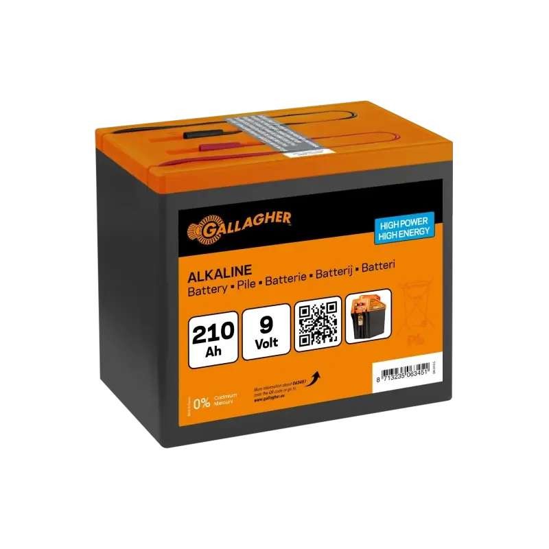 Gallagher Powerpack batterij 9V 210Ah