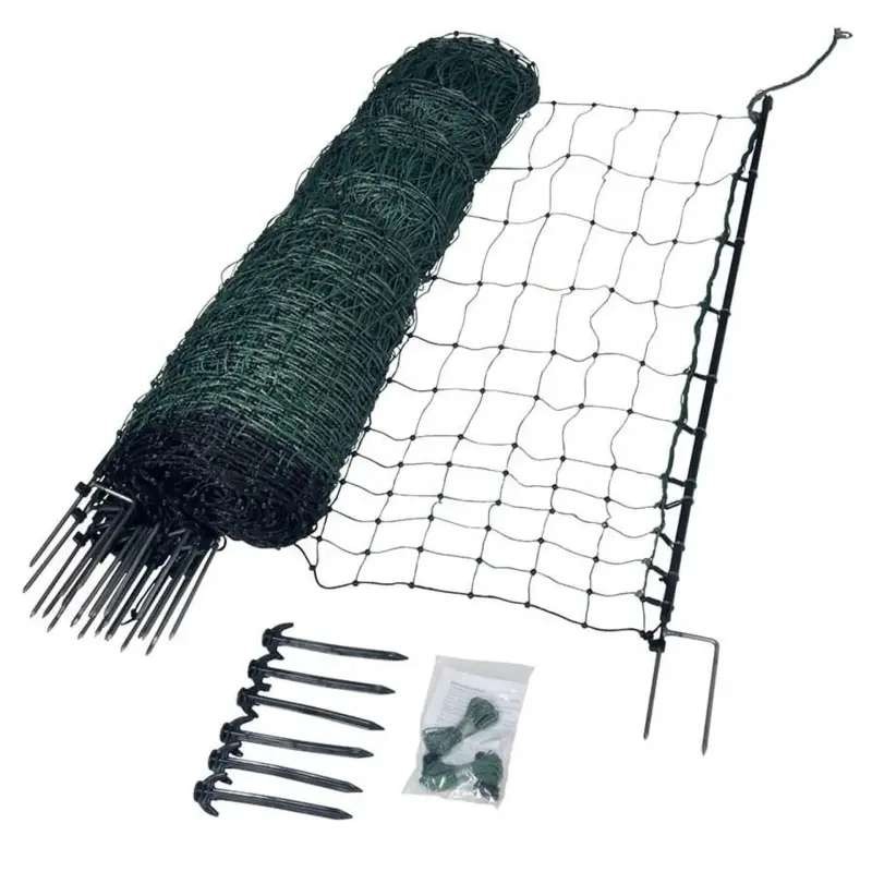 Gallagher Kippennet dubbele pen 112cm groen 50 meter