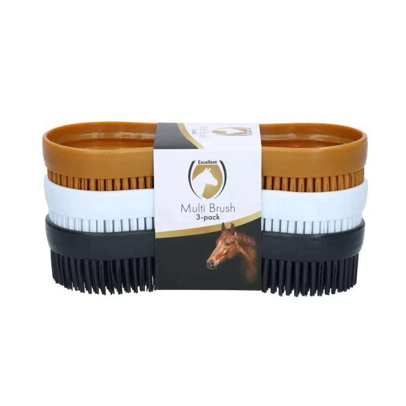 Excellent Horse Multi Brush 3 stuks