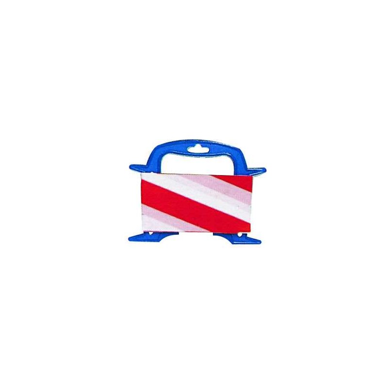 Afzetlint rood/wit 8cm 50m