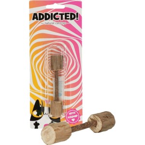 Kattenspeeltje Houten Dumbell met Madnip