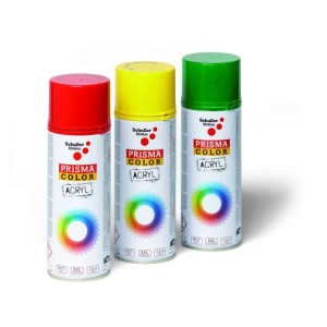 Prisma Color acryl hoogglans Vuurrood RAL 3000 400ml