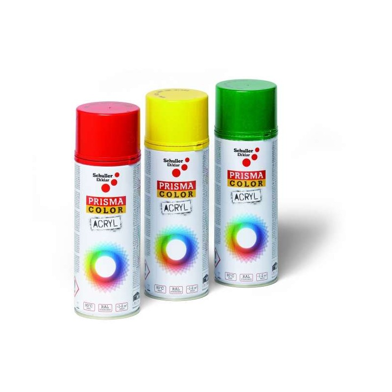 Prisma Color acryl hoogglans Vuurrood RAL 3000 400ml