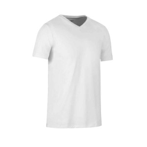 T-shirt Bart V-hals wit 2 stuks