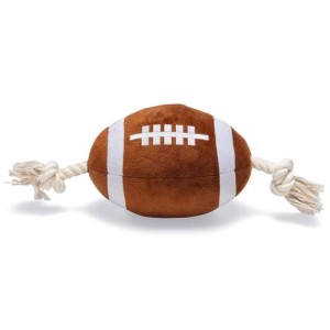 Beeztees Rugbybal met Touw