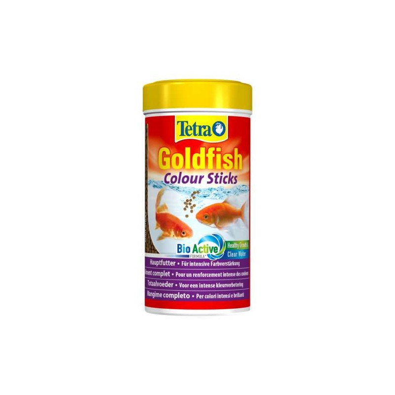 Tetra goldfish colour sticks 250ml