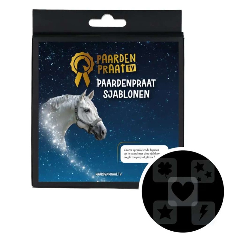 Paardenpraat TV Sjablonen 5 stuks