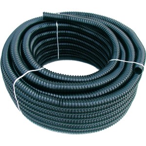 Vijverslang 32 mm 30 m zwart