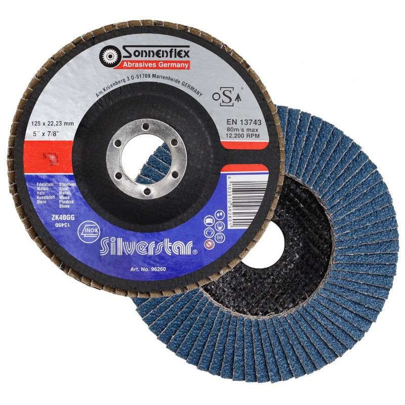 Lamellenschijf 125 mm korrel 40
