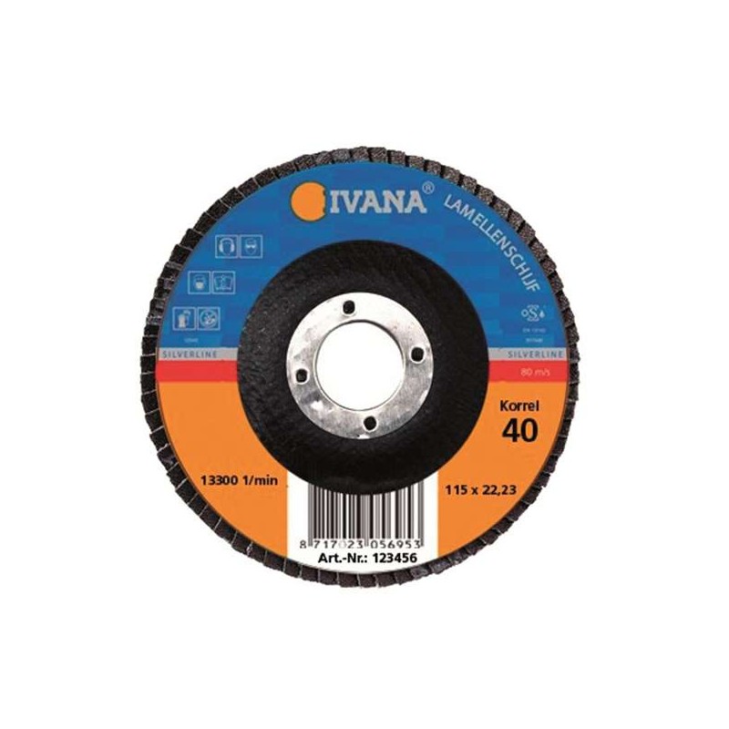 Lamellenschijf Ivana 125 mm korrel 60