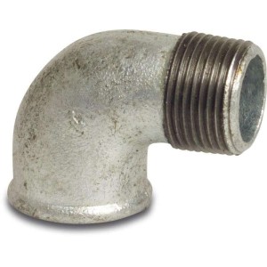 Knie 90° nr. 92 binnendraad + buitendraad 1/2"