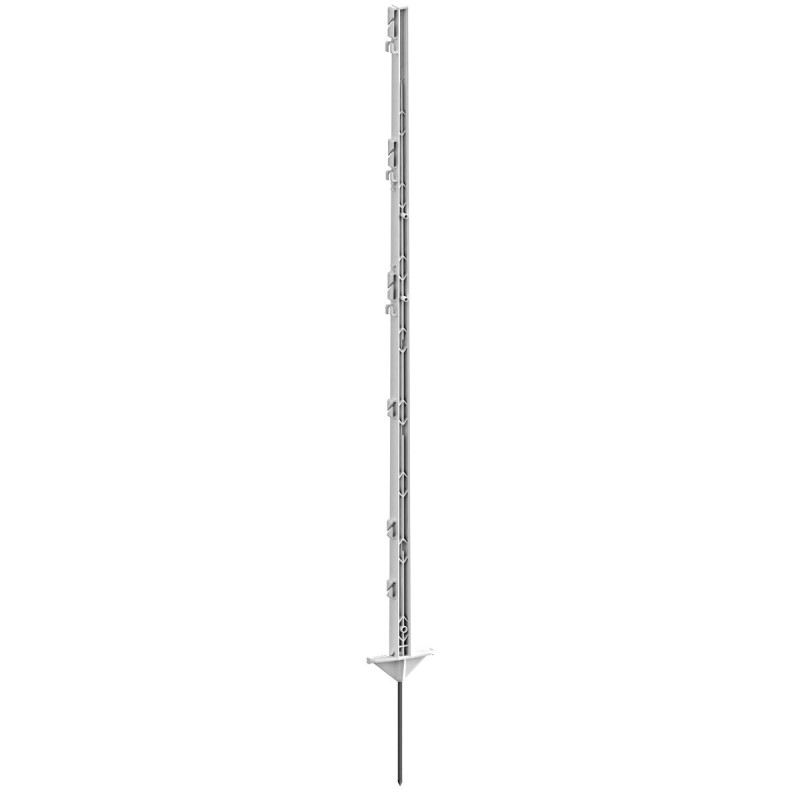 AKO Classic kunststof paal wit 125cm dubbele voet