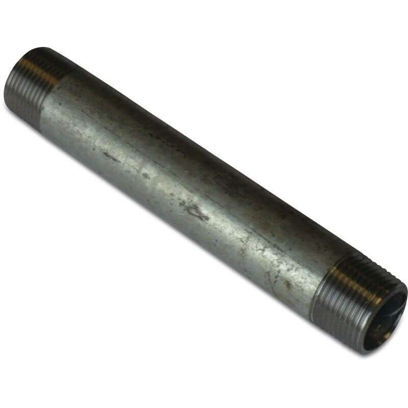 Pijpnippel nr. 23 10cm buitendraad 3/4"