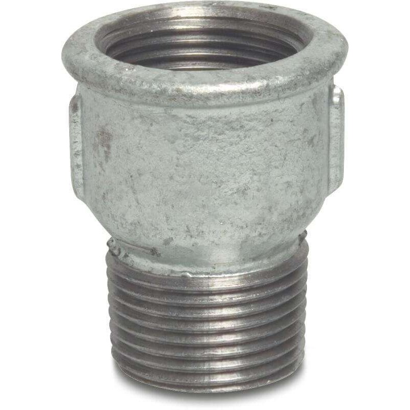Soknippel nr. 529A binnendraad x buitendraad 1"