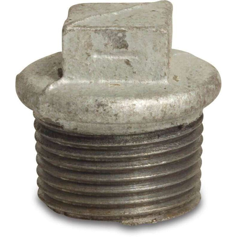 Plug nr. 290 gegalvaniseerd buitendraad 1"