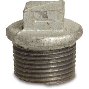 Plug nr. 290 gegalvaniseerd buitendraad 3/4"