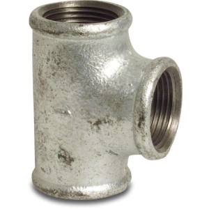 T-stuk nr. 130 90° binnendraad 1"