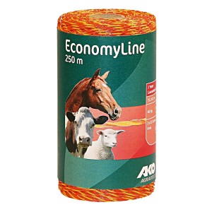 AKO EconomyLine schrikdraad geel/oranje 0.16mm 250m