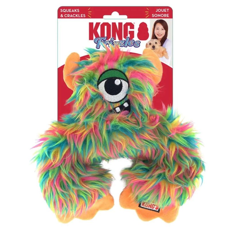 Puppyspeeltje KONG Frizzles Frazzle M