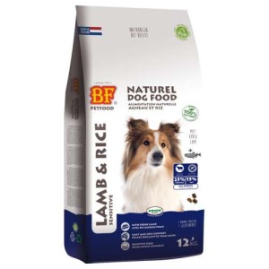 Biofood lam & rijst brokken 12½ kg.