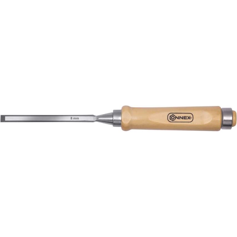 Connex Steekbeitel 8 mm met houten handvat