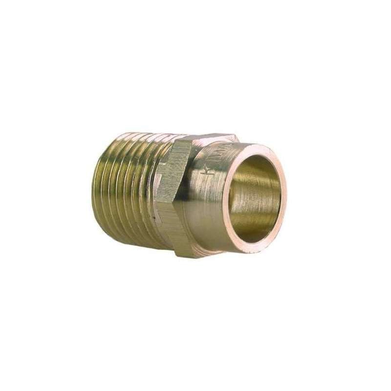 Messing puntstuk 3/8''x15mm Plieger