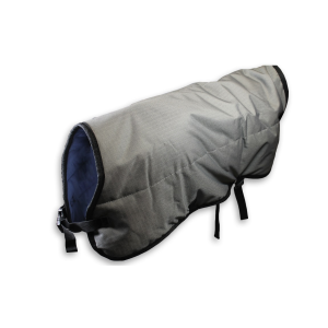 Kalverdekje bodywarmer 70cm grijs