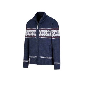 Bjørnson scandinavisch wintervest Hoyt gebreid marine