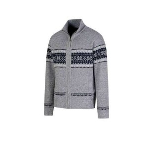 Bjørnson scandinavisch wintervest Hoyt gebreid grijs